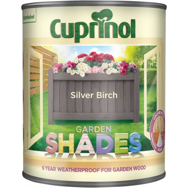 Cuprinol Garden Shades Silver Birch 1l 5092551 Matt
