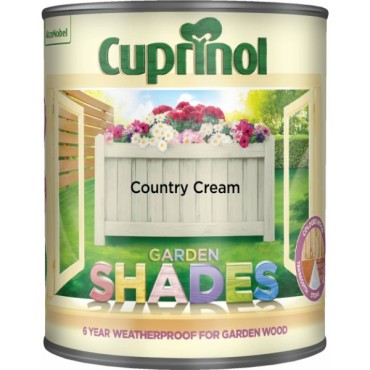 Cuprinol Garden Shades Country Cream 1l 5092588 Matt