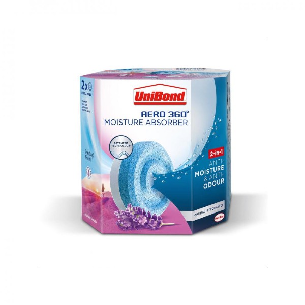 Unibond Aero 360 Refills Twin Pack - Lavender Garden
