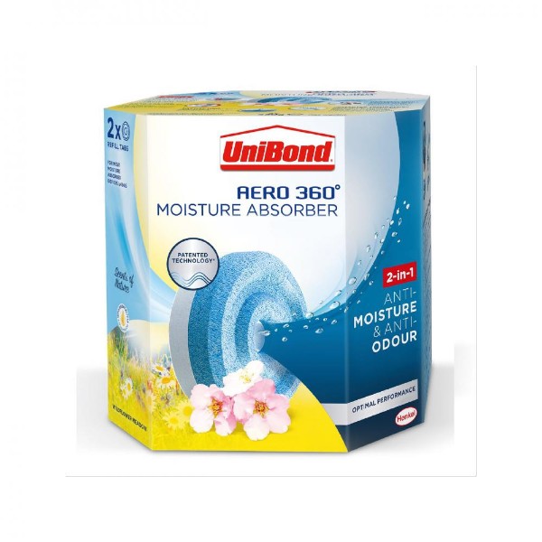 Unibond Aero 360 Refills Twin Pack - Flower Meadow