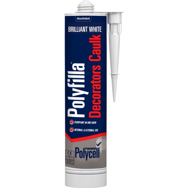 Polycell - Polyfilla Decorators Caulk Brilliant Wh