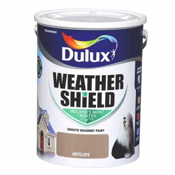 Dulux Weathershield Antelope  5l 5084656 Matt