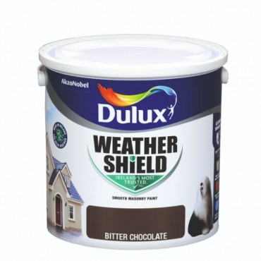 Dulux Weathershield Bitter Chocolate 2.5l 5084641 Matt