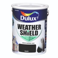 Dulux Weathershield Black 5l 5084634 Matt
