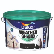 Dulux Weathershield Black 10l 5084635 Matt