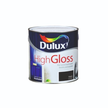 Du High Gloss Black 2.5l