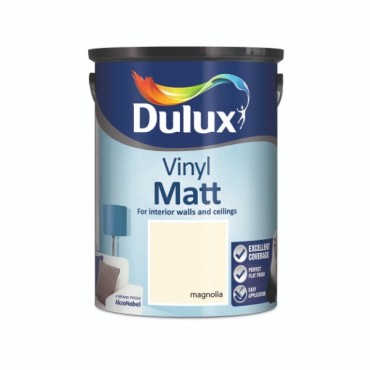 Dulux Vinyl Matt Magnolia 5l 5084546 Matt