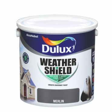Dulux Weathershield Merlin 2.5l 5084637 Matt