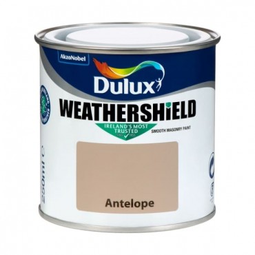 Dulux Weathershield Antelope 250ml  5084655 Matt
