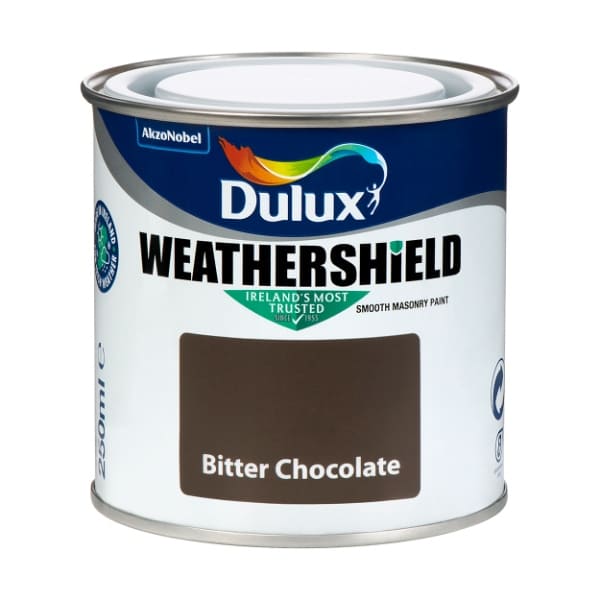 Dulux Weathershield Bitter Chocolate 250ml  5084640 Matt