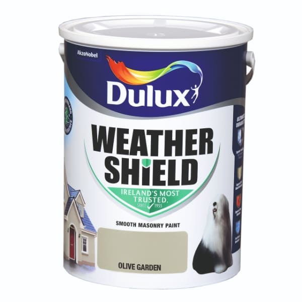 Dulux Weathershield  Olive Garden 5l 5084625 Matt