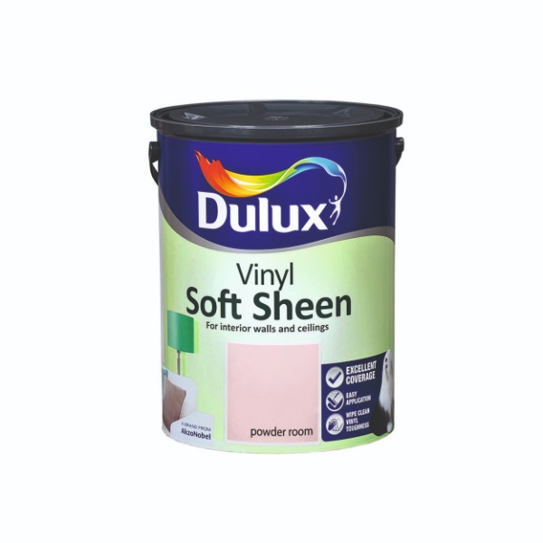Dulux Vinyl Soft Sheen Powder Room 5l 5084226 Sheen
