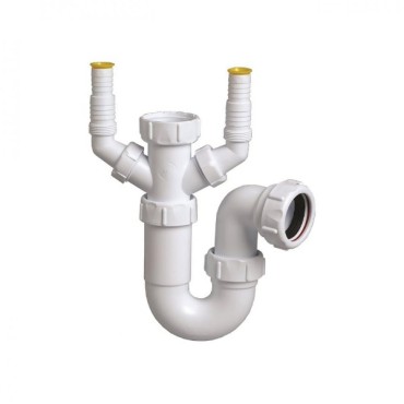 Multikwik P Trap Double Nozzle 40mm