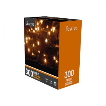 300 Traditional Warm White Firefly Lights
