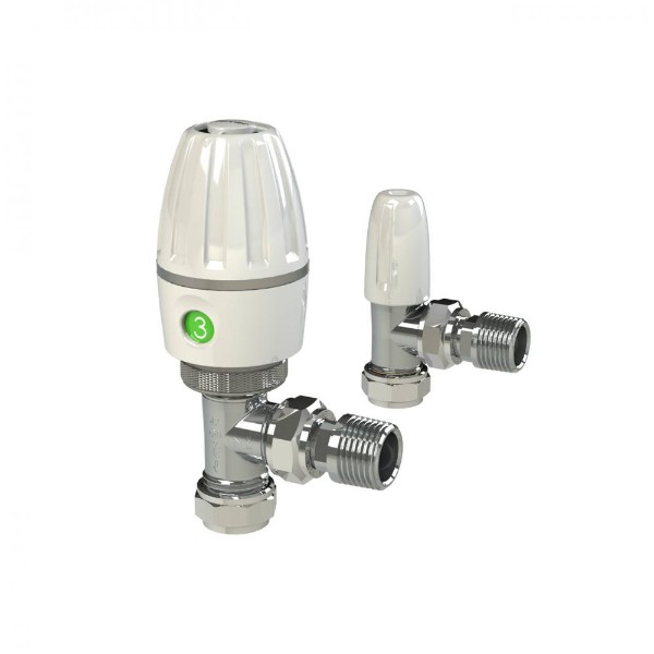 Rad Valve Thermo & Lock Shield Pack Pegler