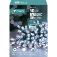 Premier 400 LED Battery Operated White TimeLights