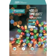 Premier 400 LED Battery Operated Timelights - Multi-Coloured