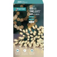 Premier 600 LED Battery Operated Warm White TimeLights