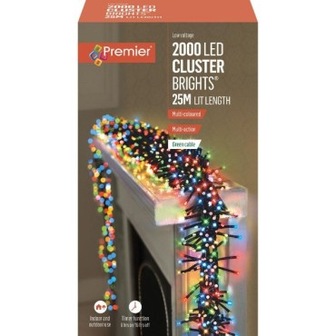 2000 Led Multi-action Clusterbrights With Timer Function