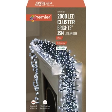 2000 Led Multi-action Clusterbrights With Timer -