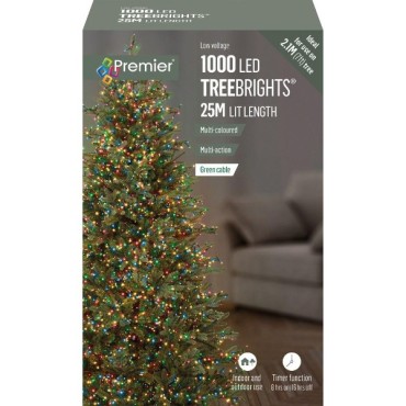 1000 Led Multi-action Treebrights With Timer - Mul