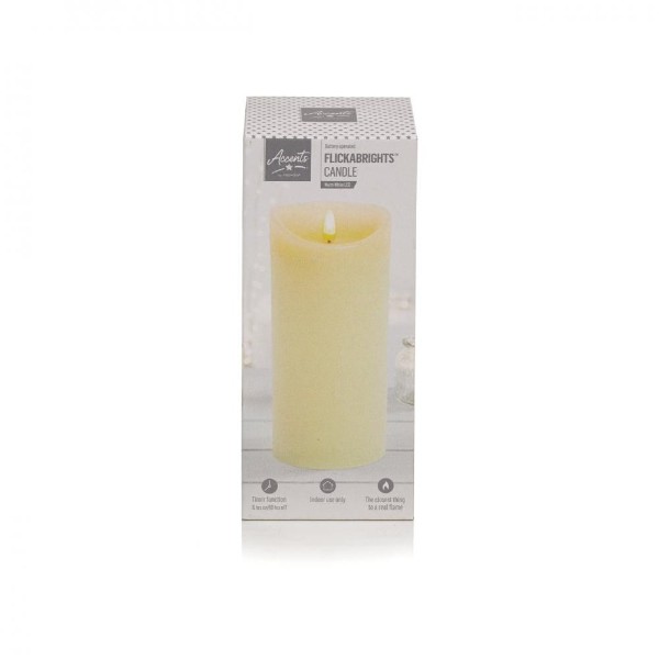 Flickabright Candle Cream - 23 X 9cm