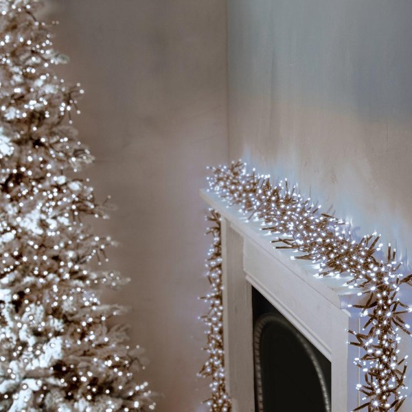 Premier 3000 LED Multi-Action Clusterbrights with Timer - White