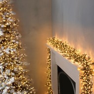 3000 Led Multi-action Clusterbrights With Timer - Warm White