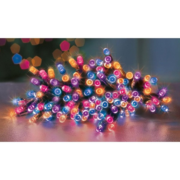 Premier 200 LED Battery Operated Multi Coloured TimeLights