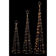 Led Pin Wire Pyramids - 3pce