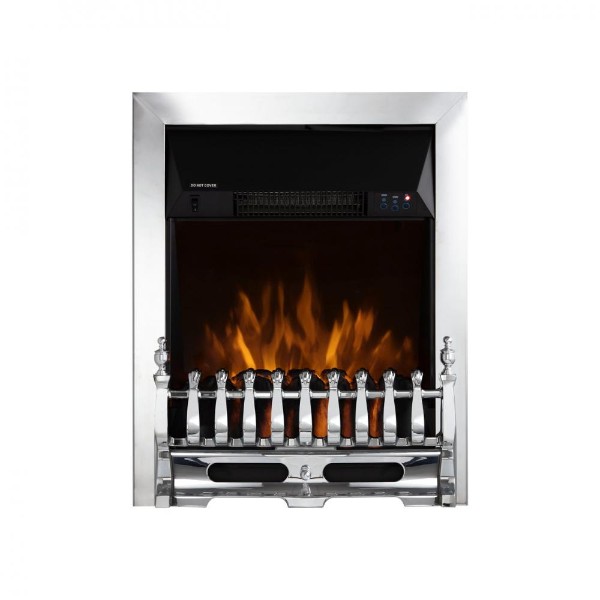 Warmlite Whitby Chrome Electric Fire Inset With Re