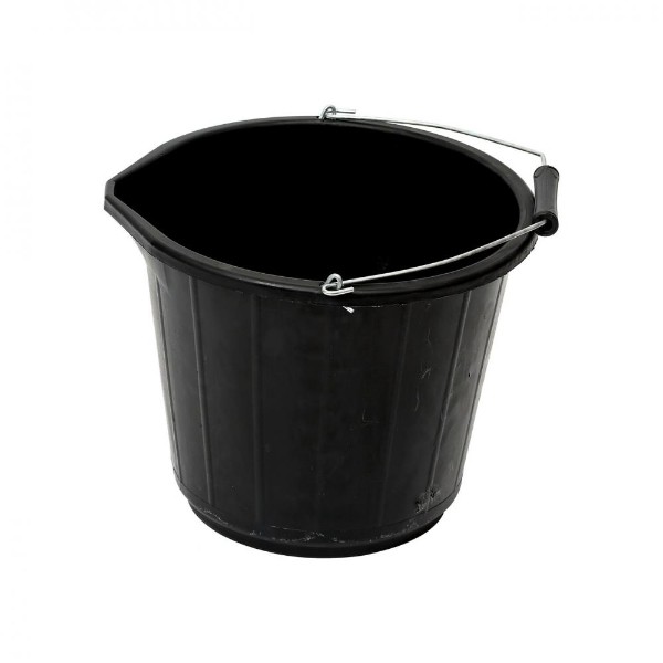 Bucket 2 Gallon Black Calf Small