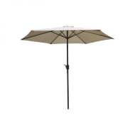 2.7m Aluminium Parasol Crank & Tilt -  Cream