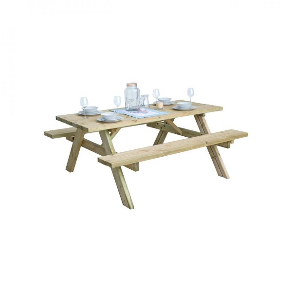 Pressure Treated Heavy Duty Picnic Bench
