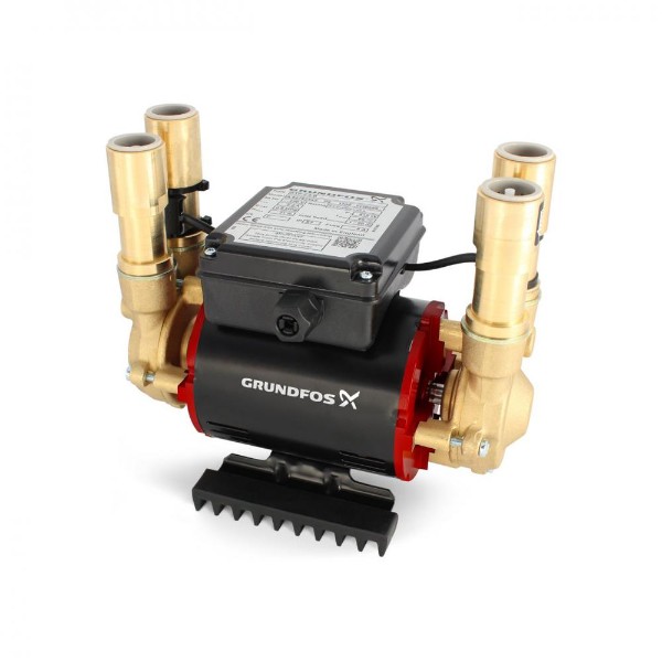 Grundfos 2 Bar Twin Booster Pump Brass
