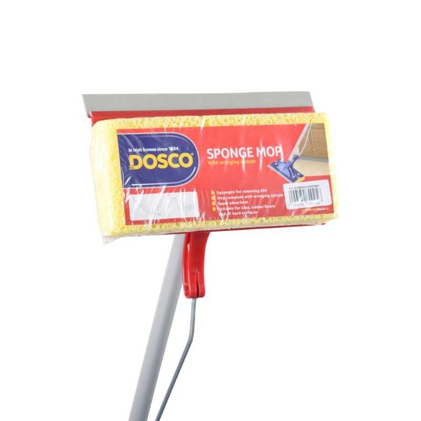 Dosco Flat Sponge Mop Red 62025b