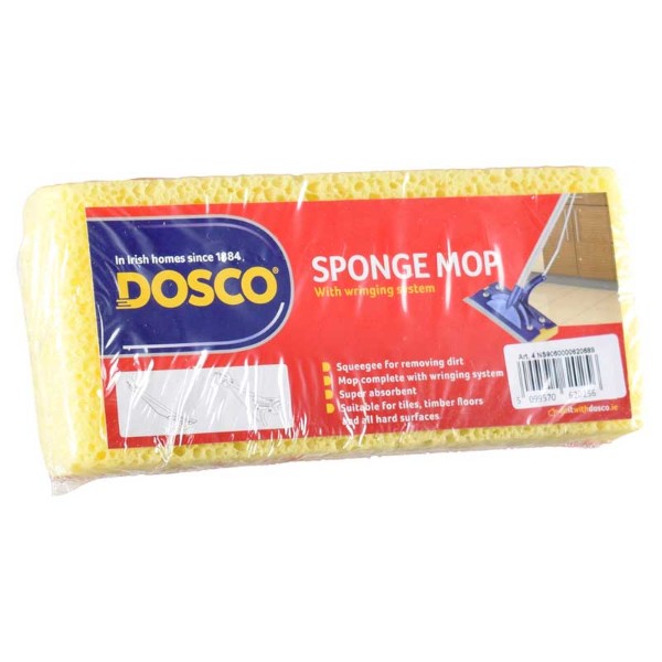 Dosco Sponge Mops -  Flat Vegetable  Mop Refill 62