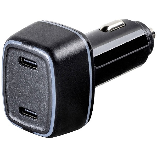 Vivanco Car Charger Dual Type C Superfast 54w 63198