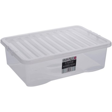 Wham Crystal Underbed Storage Box & Lid - 32L