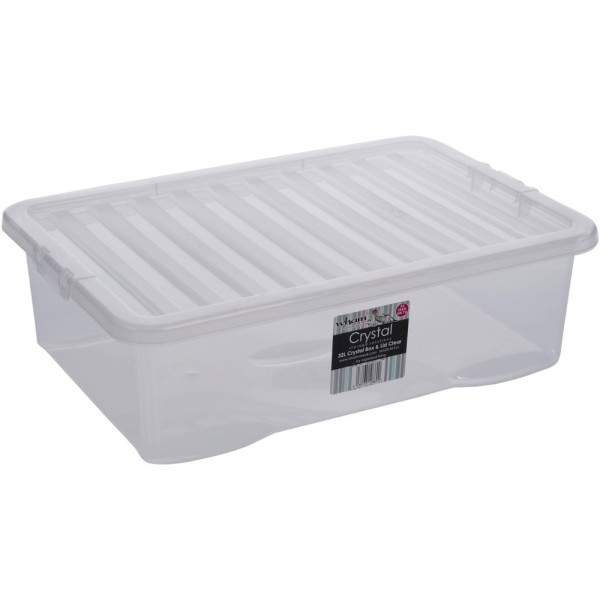 Wham Crystal Underbed Storage Box & Lid - 32L