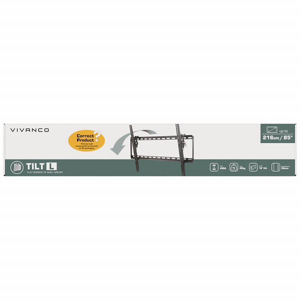 Vivanco Tilt Wallmount Easy Shopp[ing Up To 85 64110