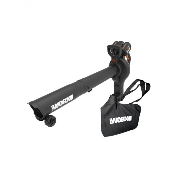 Worx 40v Cordless Brushless Leaf Blower And Vacuum With Collection Bag  Wg583e