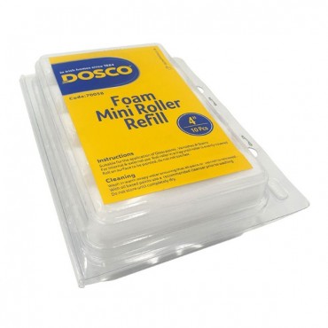 Dosco 4 Inch Roller Refill Foam 70058