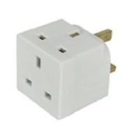 2 Way 13a Adaptor 8002 P/p