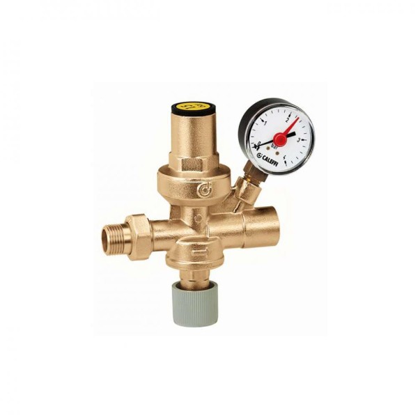 Caleffi Auto Filler Valve 1/2 C/w Gauge