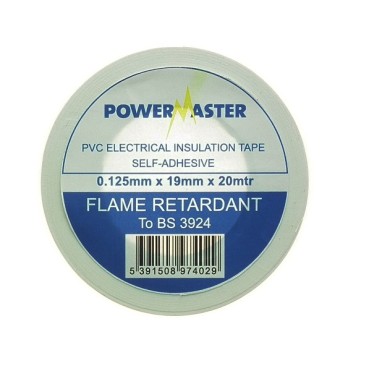 20mt X 19mm White Insulating Tape 8096 P/p