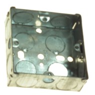 1 Gang 25mm Flush Metal Box 8131 P/p