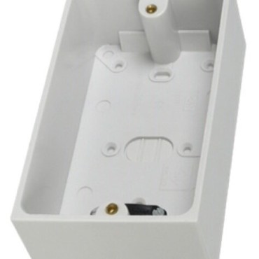 2 Gang 47mm Surface  Pattress Box 8165 P/p
