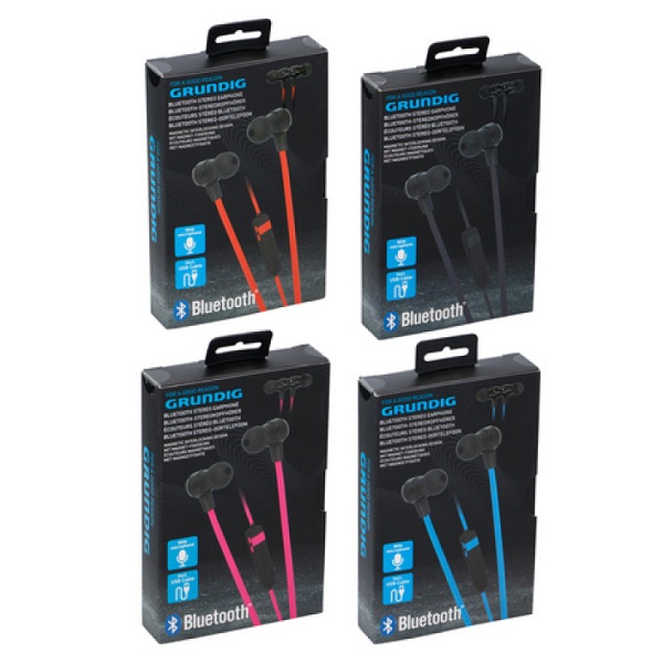 Grundig Bluetooth Stereo Earphones With Microphone