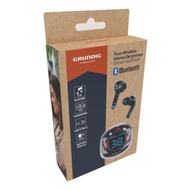 Grundig Earbuds True Wireless Stereo Earphones Transparent Black